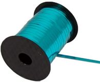 Balloon Ribbon Metallic Caribbean Blue