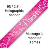 Happy Birthday Princess Banner