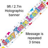 Sorry You're Leaving Banner
