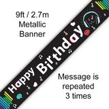Happy Birthday Music and Media Banner
