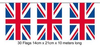 Union Jack Flag Bunting 10m