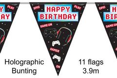 Happy Birthday Game Controller Bunting