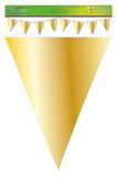 Plain Gold Metallic Bunting