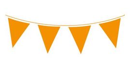 Plain Orange Giant Waterproof Bunting
