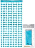Heart Shimmer Foil Door Curtain