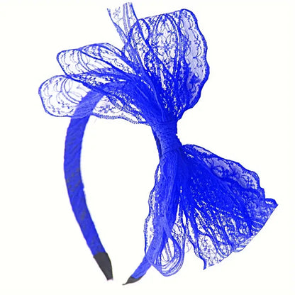 80's Lace Bow Headband
