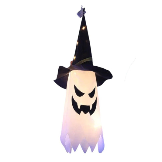 Light Up LED Ghost Hanging Decoration