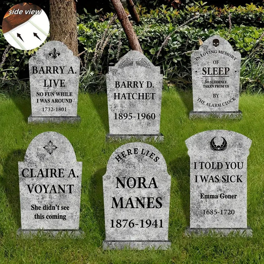 🌟New🌟 Plastic Gravestone/ Tombstone Medium Comical