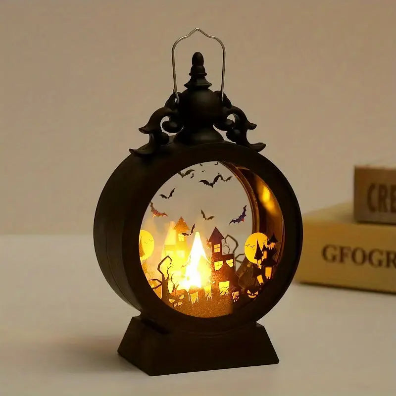 Mini Light Up Halloween Lantern