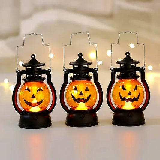 Mini Light Up Pumpkin Lantern