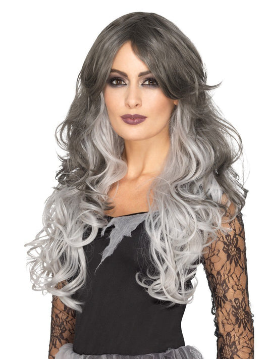 Deluxe Heat Resistant Gothic Bride Wig