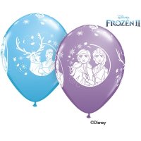 Frozen 2 Latex Balloons - 25 Pack (Available in Singles)