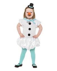Snowgirl Puffball child costume