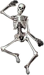 Jointed Skeleton Cutout Decoration