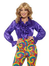 Purple Ruffled Shirt Costume