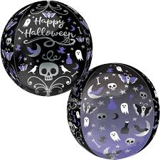 Skull Halloween Orbz Balloon