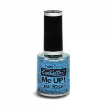 Paint Glow Glitter Blue Nail Polish