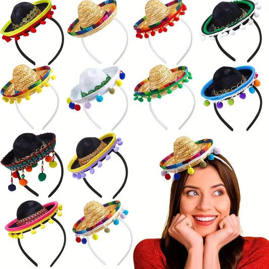 Mini Sombrero on Headband