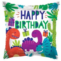 Dinosaur Birthday Pillow 18" Foil Balloon