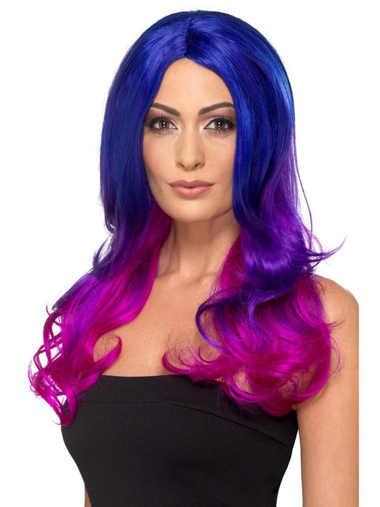 Deluxe Heat Resistant Ombre Purple Wig