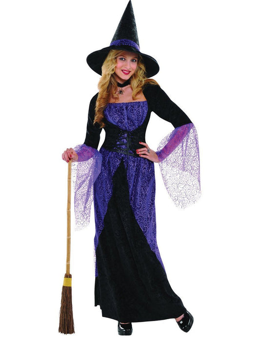 Purple Potion Witch Costume