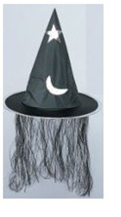 Witch Hat with Hair Child