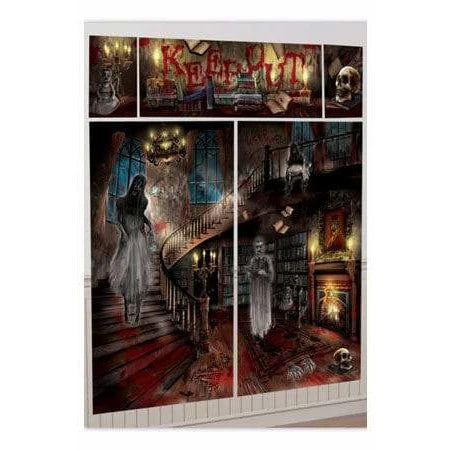 Haunted House Wall Decoration Kit