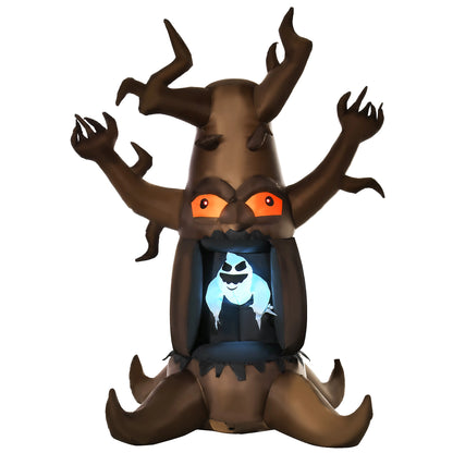 8ft Light-up Air-blown Inflatable Tree and Ghost Decoration