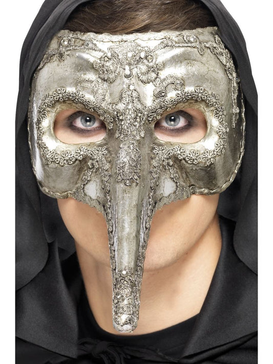 Deluxe Venetian Capitano Plague Eyemask