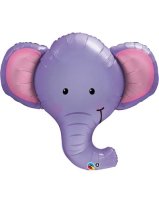 Ellie Elephant Head Supershape Foil Balloon