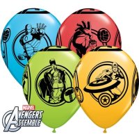 Avengers Latex Balloons - 6/ 25 Pack (Available in Singles)
