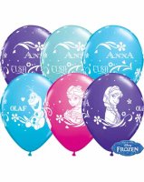 Frozen Latex Balloons - 25 Pack (Available in Singles)
