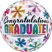 Congratulations Graduate Bright Bubble Foil Balloon