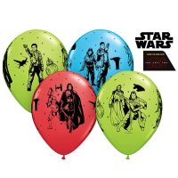 Star Wars Jedi Latex Balloons - 6/ 25 Pack (Available in Singles)