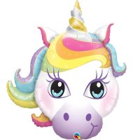 Unicorn Head Supershape Foil Balloon