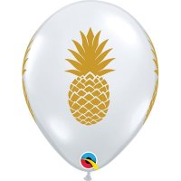 Pineapple 11" Latex Balloons 25 Pack (also available in singles)