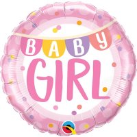 Baby Girl/ Boy Banner 18" Foil Balloon