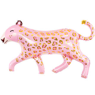 Leopard Pink Supershape Foil Balloon