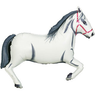 White Horse Supershape Foil Balloon