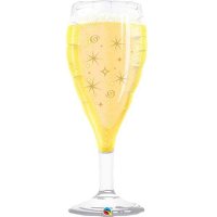 Champagne Glass Supershape Foil Balloon