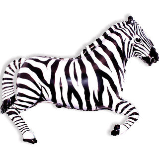 Zebra Supershape Foil Balloon