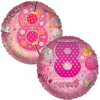 Age 8 Character 18" Foil Balloon