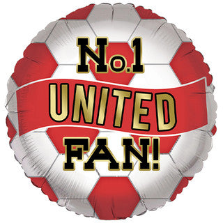 No.1 United Fan 18" Foil Balloon