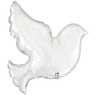 Shining Dove Supershape Foil Balloon