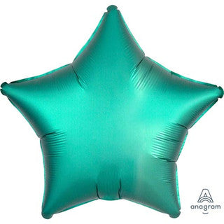 Plain Green Star 20" Balloon