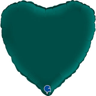 Plain Heart Green 18" Balloon