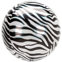 Animal Print Orbz Foil Balloon