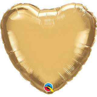 Plain Heart Chrome 18" Balloon