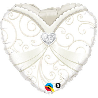 Wedding Gown 18" Foil Balloon