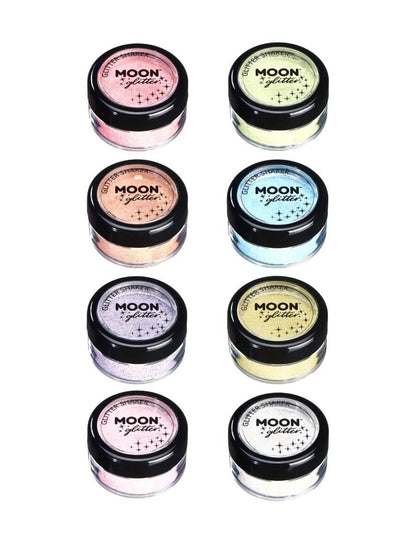 Moon Creations Face and Body Glitter Pastel Fine Shaker Pot